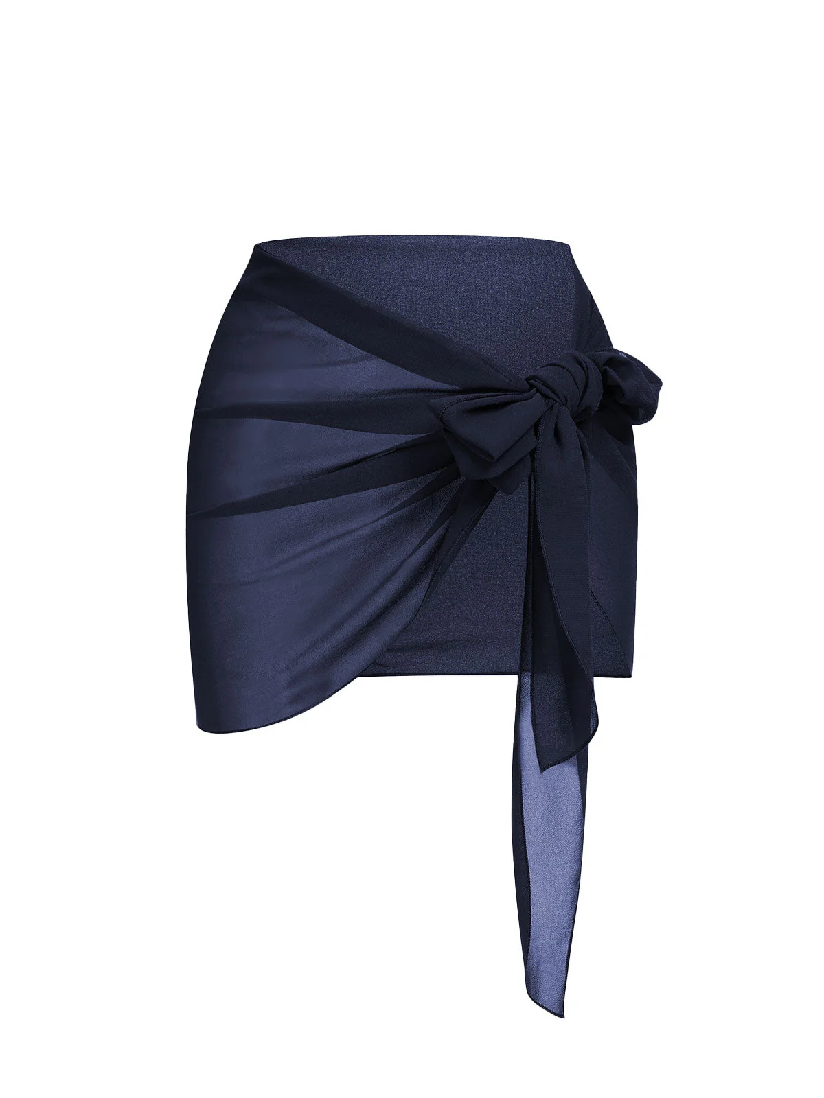 Vintage Solid Chiffon Sun Protection Cover-up - Image 6