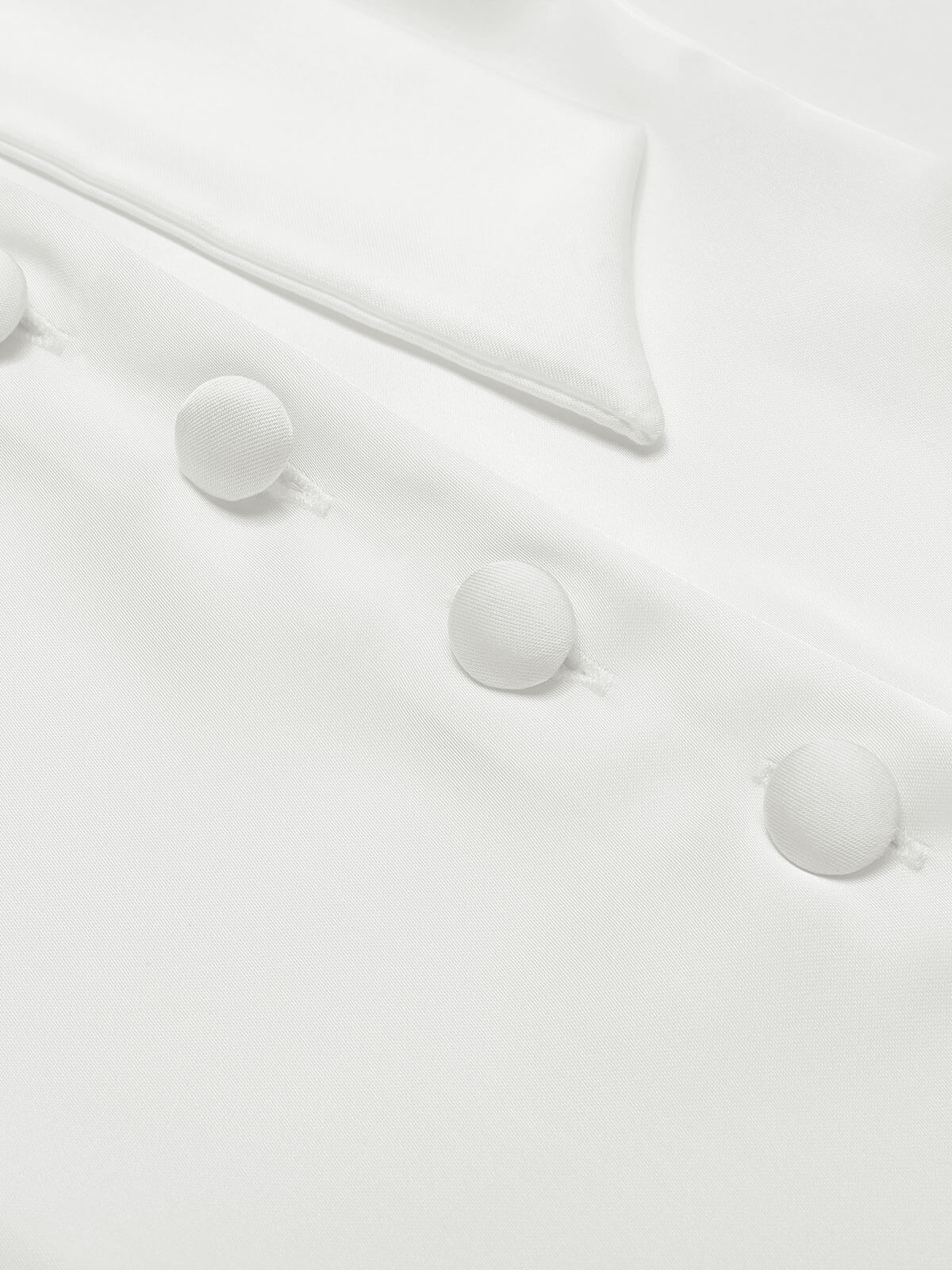 White 1950s White Button Down Shirt - Image 6