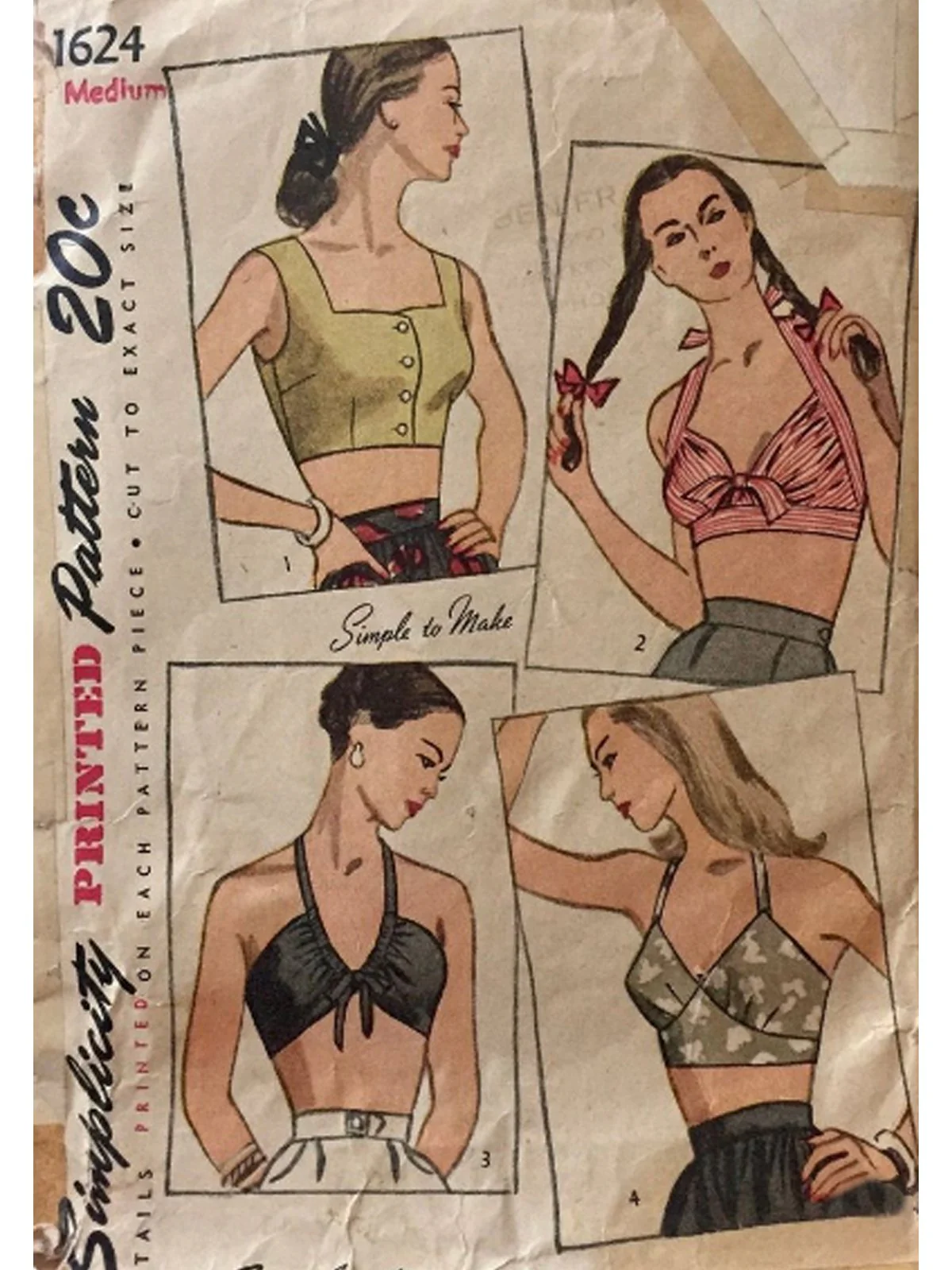 Yellow 1970s Retro Architectural Pattern Halter Swimsuit - Image 8